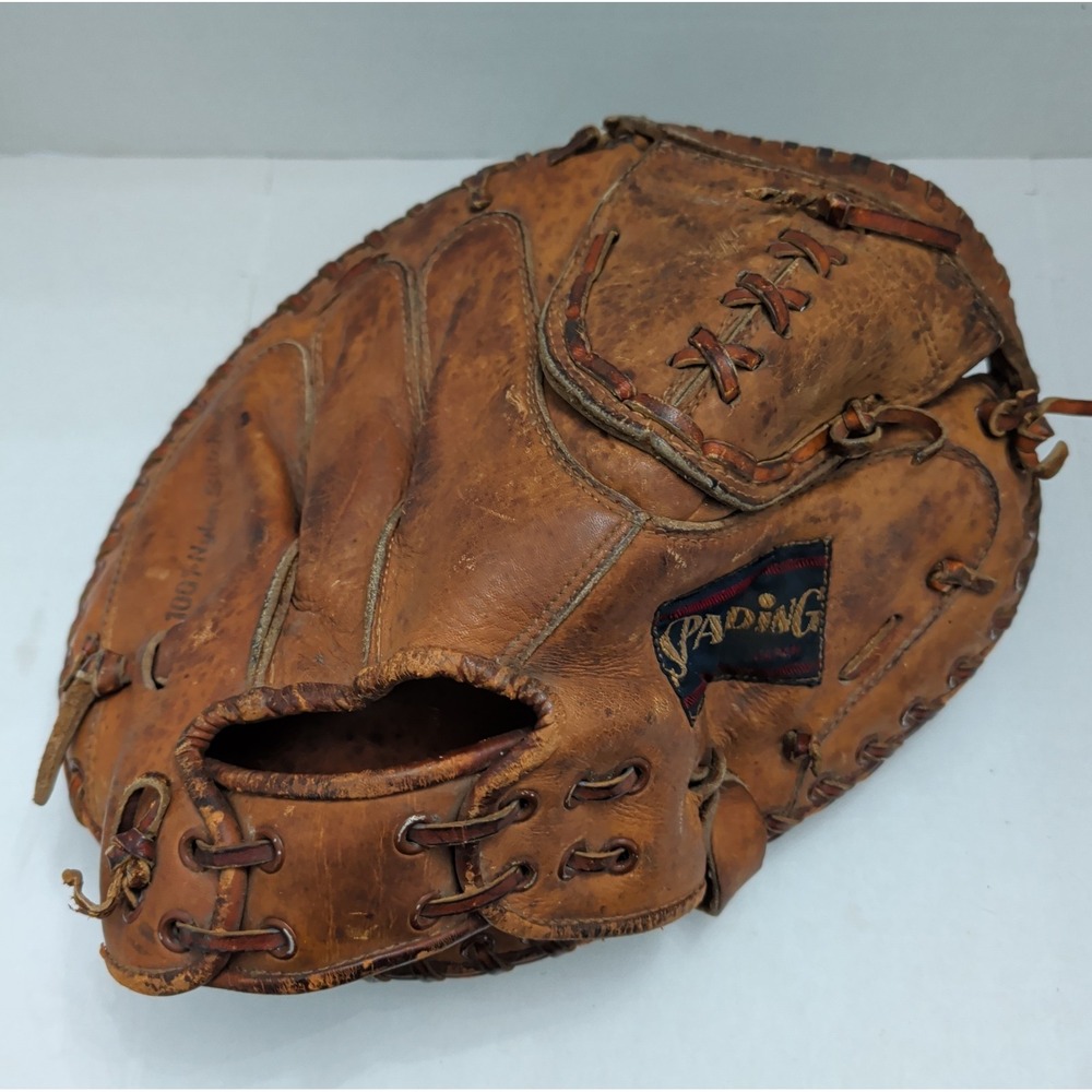 Vintage Spalding Bob Rodgers Model 42-853 Catcher's Mitt Glove Left Hand